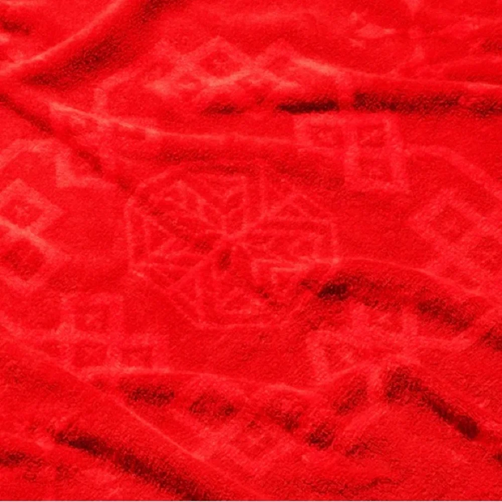 NWT 2022 CLOT EDISON CHEN x HIPPOPOTAMUS RED SILK PREMIUM ORGANIC RED BATH TOWEL